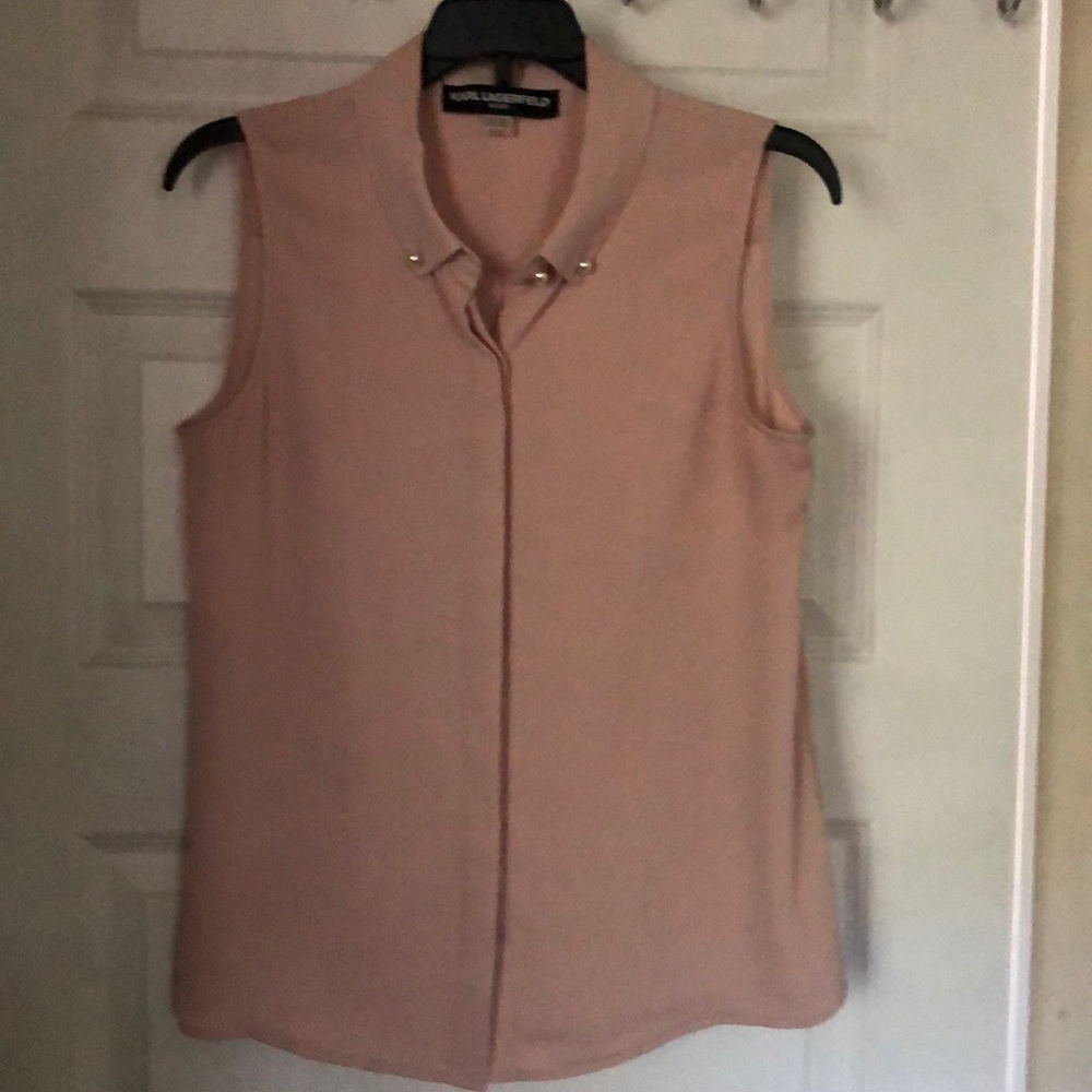 Karl Lagerfield Paris sleeveless blouse